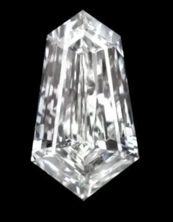 Loose Diamond - TAPERED BULLET 0.25ct E VVS2: Loose Diamond - TAPERED BULLET 0.25ct E VVS2 Source: This is a real non-mined Diamond that has been grown in a lab Shape: TAPERED BULLET Carats: 0.25 Color: E Clarity: VVS2 Certification: NONE Video: