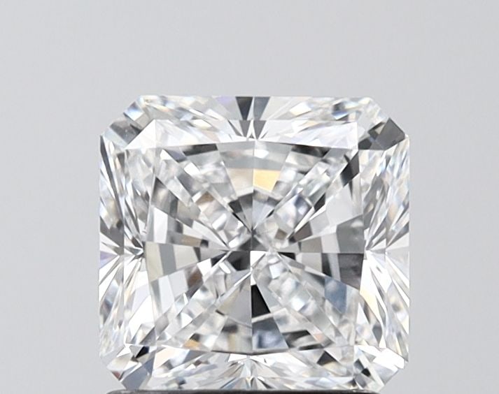Loose Diamond - SQUARE RADIANT 1.56ct D VVS2: Loose Diamond - SQUARE RADIANT 1.56ct D VVS2 Source: This is a real non-mined Diamond that has been grown in a lab Shape: SQUARE RADIANT Carats: 1.56 Color: D Clarity: VVS2 Certification: IGI Video: