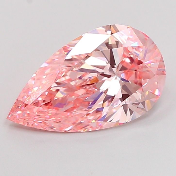 Loose Diamond - PEAR 4.02ct Fancy Vivid Pink VVS2: Loose Diamond - PEAR 4.02ct Fancy Vivid Pink VVS2 Source: This is a real non-mined Diamond that has been grown in a lab Shape: PEAR Carats: 4.02 Color: Fancy Vivid Pink Certification: IGI Video: