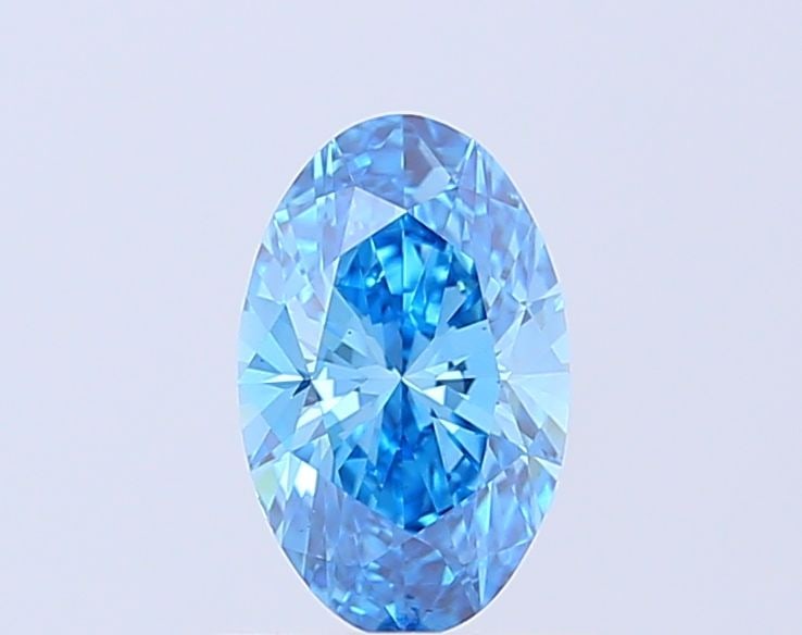 Loose Diamond - OVAL 1.01ct Fancy Vivid Blue VS1: Loose Diamond - OVAL 1.01ct Fancy Vivid Blue VS1 Source: This is a real non-mined Diamond that has been grown in a lab Shape: OVAL Carats: 1.01 Color: Fancy Vivid Blue Certification: IGI Video: Video