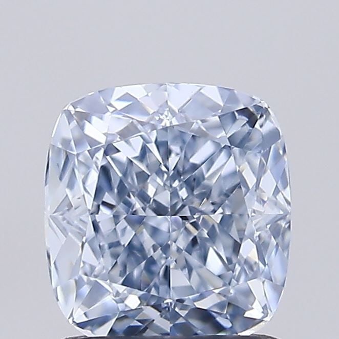 Loose Diamond - CUSHION MODIFIED 1.15ct Fancy Blue VVS2: Loose Diamond - CUSHION MODIFIED 1.15ct Fancy Blue VVS2 Source: This is a real non-mined Diamond that has been grown in a lab Shape: CUSHION MODIFIED Carats: 1.15 Color: Fancy Blue Certification: IGI 
