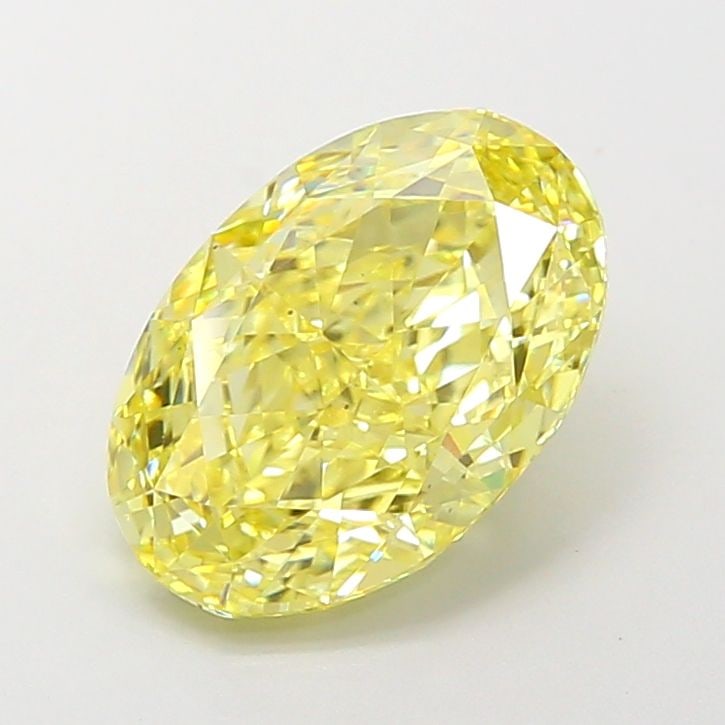 Loose Diamond - OVAL 4.05ct Fancy Intense Yellow VS2: Loose Diamond - OVAL 4.05ct Fancy Intense Yellow VS2 Source: This is a real non-mined Diamond that has been grown in a lab Shape: OVAL Carats: 4.05 Color: Fancy Intense Yellow Certification: IGI Video