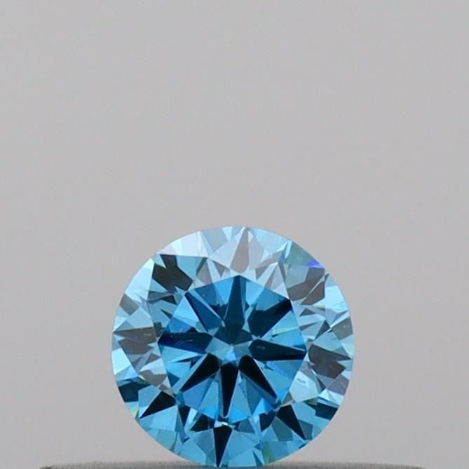 Loose Diamond - ROUND 0.19ct Fancy Vivid Blue VS2: Loose Diamond - ROUND 0.19ct Fancy Vivid Blue VS2 Source: This is a real non-mined Diamond that has been grown in a lab Shape: ROUND Carats: 0.19 Color: Fancy Vivid Blue Certification: IGI Video: