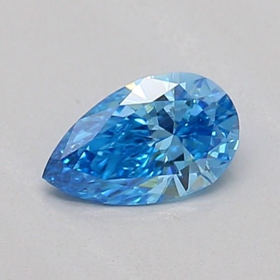 Loose Diamond - PEAR 0.22ct Fancy Vivid Blue VS1: Loose Diamond - PEAR 0.22ct Fancy Vivid Blue VS1 Source: This is a real non-mined Diamond that has been grown in a lab Shape: PEAR Carats: 0.22 Color: Fancy Vivid Blue Certification: IGI Additional im