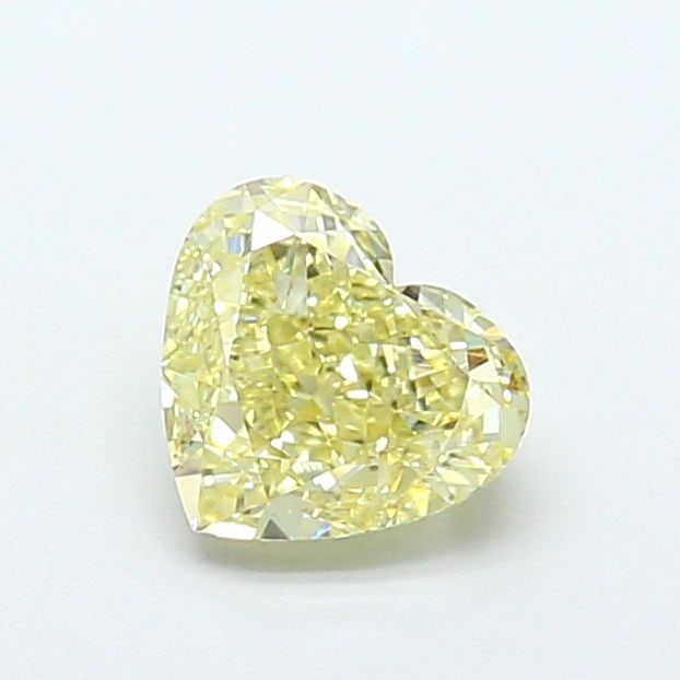 Loose Diamond - HEART 1.53ct Fancy Yellow VS1: Loose Diamond - HEART 1.53ct Fancy Yellow VS1 Source: This is a real non-mined Diamond that has been grown in a lab Shape: HEART Carats: 1.53 Color: Fancy Yellow Certification: IGI Video:
