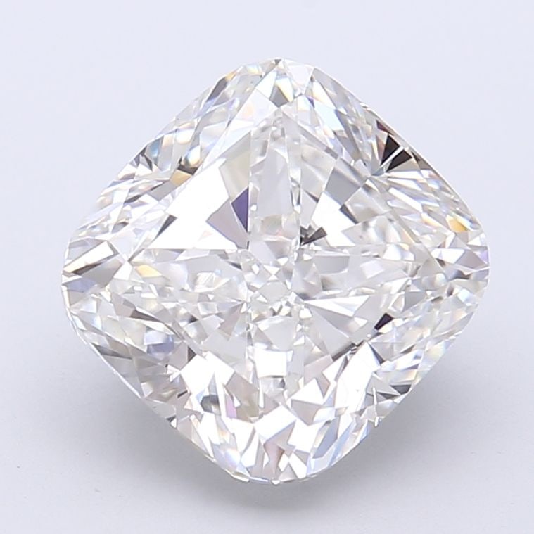 Loose Diamond - CUSHION MODIFIED 4.5ct E VVS2: Loose Diamond - CUSHION MODIFIED 4.5ct E VVS2 Source: This is a real non-mined Diamond that has been grown in a lab Shape: CUSHION MODIFIED Carats: 4.5 Color: E Clarity: VVS2 Certification: IGI Video: