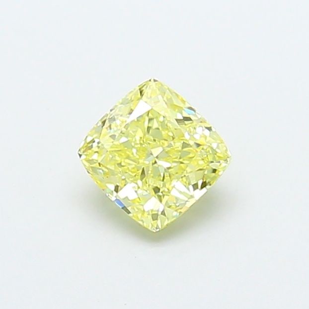 Loose Diamond - CUSHION MODIFIED 1.04ct Fancy Yellow SI1: Loose Diamond - CUSHION MODIFIED 1.04ct Fancy Yellow SI1 Source: This is a real non-mined Diamond that has been grown in a lab Shape: CUSHION MODIFIED Carats: 1.04 Color: Fancy Yellow Certification: I
