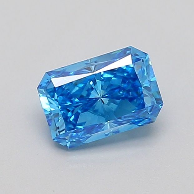 Loose Diamond - RADIANT 0.77ct Fancy Vivid Blue VS2: Loose Diamond - RADIANT 0.77ct Fancy Vivid Blue VS2 Source: This is a real non-mined Diamond that has been grown in a lab Shape: RADIANT Carats: 0.77 Color: Fancy Vivid Blue Certification: IGI Video: