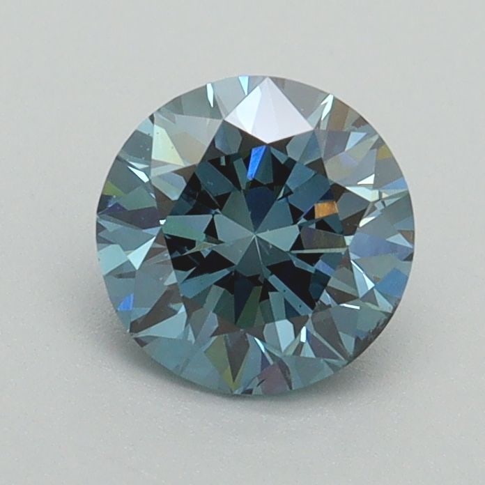 Loose Diamond - ROUND 0.9ct Fancy Vivid Blue SI1: Loose Diamond - ROUND 0.9ct Fancy Vivid Blue SI1 Source: This is a real non-mined Diamond that has been grown in a lab Shape: ROUND Carats: 0.9 Color: Fancy Vivid Blue Certification: IGI Video: