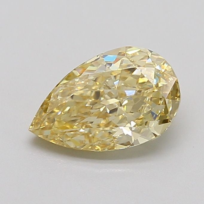 Loose Diamond - PEAR 1.56ct Fancy Yellow VVS2: Loose Diamond - PEAR 1.56ct Fancy Yellow VVS2 Source: This is a real non-mined Diamond that has been grown in a lab Shape: PEAR Carats: 1.56 Color: Fancy Yellow Certification: IGI Video: