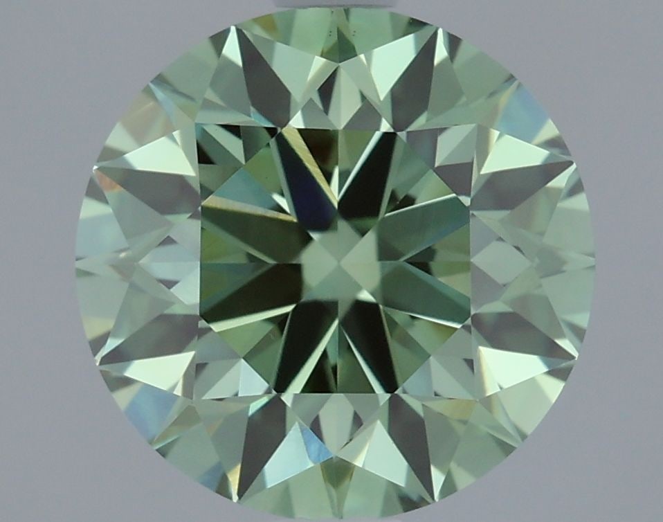 Loose Diamond - ROUND 2.04ct Fancy Vivid Green VVS2: Loose Diamond - ROUND 2.04ct Fancy Vivid Green VVS2 Source: This is a real non-mined Diamond that has been grown in a lab Shape: ROUND Carats: 2.04 Color: Fancy Vivid Green Certification: IGI Video: