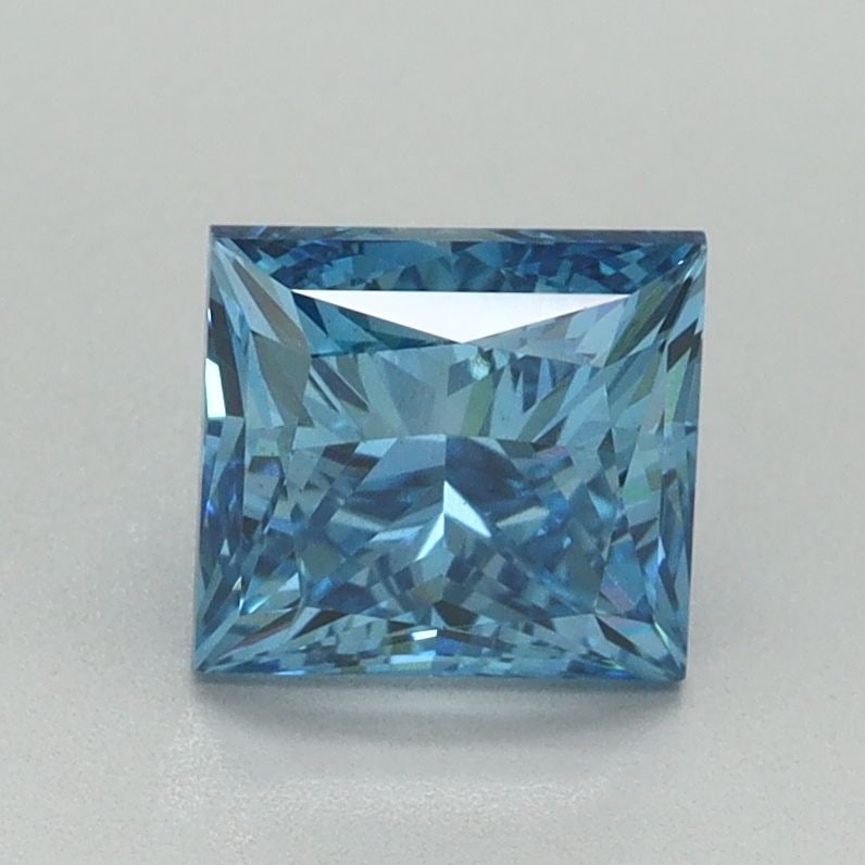 Loose Diamond - PRINCESS 1.51ct Fancy Vivid Blue VS1: Loose Diamond - PRINCESS 1.51ct Fancy Vivid Blue VS1 Source: This is a real non-mined Diamond that has been grown in a lab Shape: PRINCESS Carats: 1.51 Color: Fancy Vivid Blue Certification: IGI Video