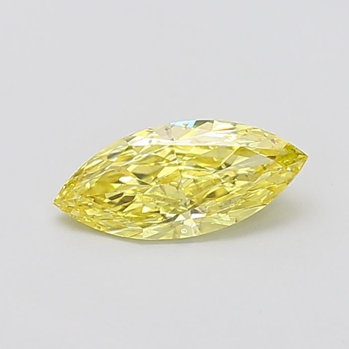Loose Diamond - MARQUISE 1.0ct Fancy Intense Yellow VS2: Loose Diamond - MARQUISE 1.0ct Fancy Intense Yellow VS2 Source: This is a real non-mined Diamond that has been grown in a lab Shape: MARQUISE Carats: 1.0 Color: Fancy Intense Yellow Certification: IGI