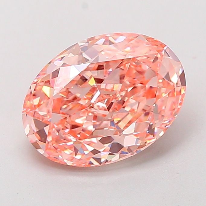 Loose Diamond - OVAL 2.81ct Fancy Vivid Pink VS1: Loose Diamond - OVAL 2.81ct Fancy Vivid Pink VS1 Source: This is a real non-mined Diamond that has been grown in a lab Shape: OVAL Carats: 2.81 Color: Fancy Vivid Pink Certification: IGI Video: