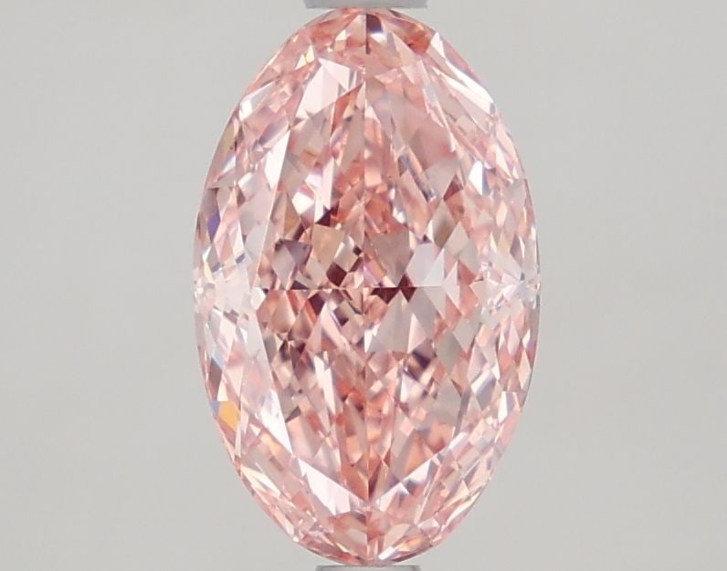 Loose Diamond - OVAL 1.54ct Fancy Vivid Pink VS1: Loose Diamond - OVAL 1.54ct Fancy Vivid Pink VS1 Source: This is a real non-mined Diamond that has been grown in a lab Shape: OVAL Carats: 1.54 Color: Fancy Vivid Pink Certification: IGI Video: