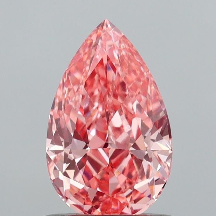 Loose Diamond - PEAR 1.02ct Fancy Vivid Pink VS1: Loose Diamond - PEAR 1.02ct Fancy Vivid Pink VS1 Source: This is a real non-mined Diamond that has been grown in a lab Shape: PEAR Carats: 1.02 Color: Fancy Vivid Pink Certification: IGI Video: