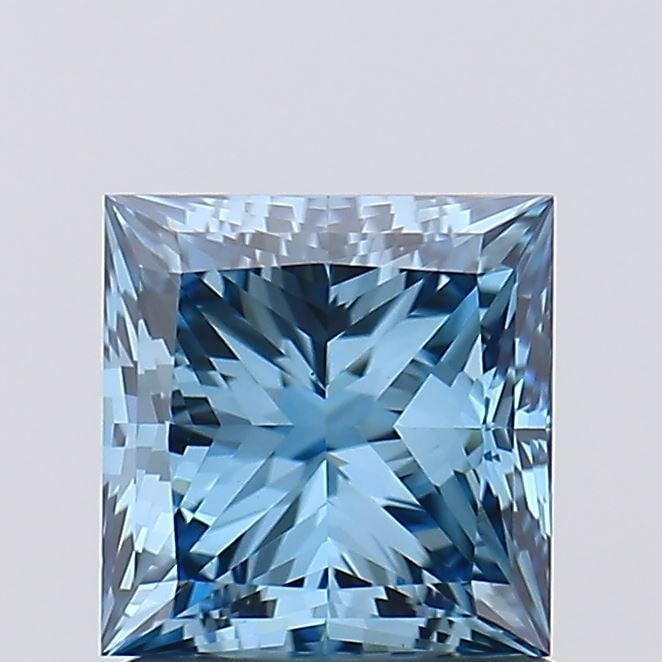 Loose Diamond - PRINCESS 1.22ct Fancy Vivid Blue VS1: Loose Diamond - PRINCESS 1.22ct Fancy Vivid Blue VS1 Source: This is a real non-mined Diamond that has been grown in a lab Shape: PRINCESS Carats: 1.22 Color: Fancy Vivid Blue Certification: IGI Video