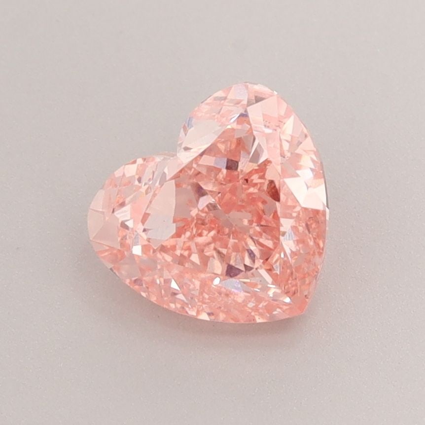 Loose Diamond - HEART 1.56ct Fancy Vivid Pink VS1: Loose Diamond - HEART 1.56ct Fancy Vivid Pink VS1 Source: This is a real non-mined Diamond that has been grown in a lab Shape: HEART Carats: 1.56 Color: Fancy Vivid Pink Certification: IGI Video: