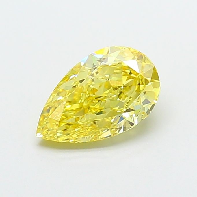 Loose Diamond - PEAR 2.02ct Fancy Vivid Yellow VS2: Loose Diamond - PEAR 2.02ct Fancy Vivid Yellow VS2 Source: This is a real non-mined Diamond that has been grown in a lab Shape: PEAR Carats: 2.02 Color: Fancy Vivid Yellow Certification: IGI Video: