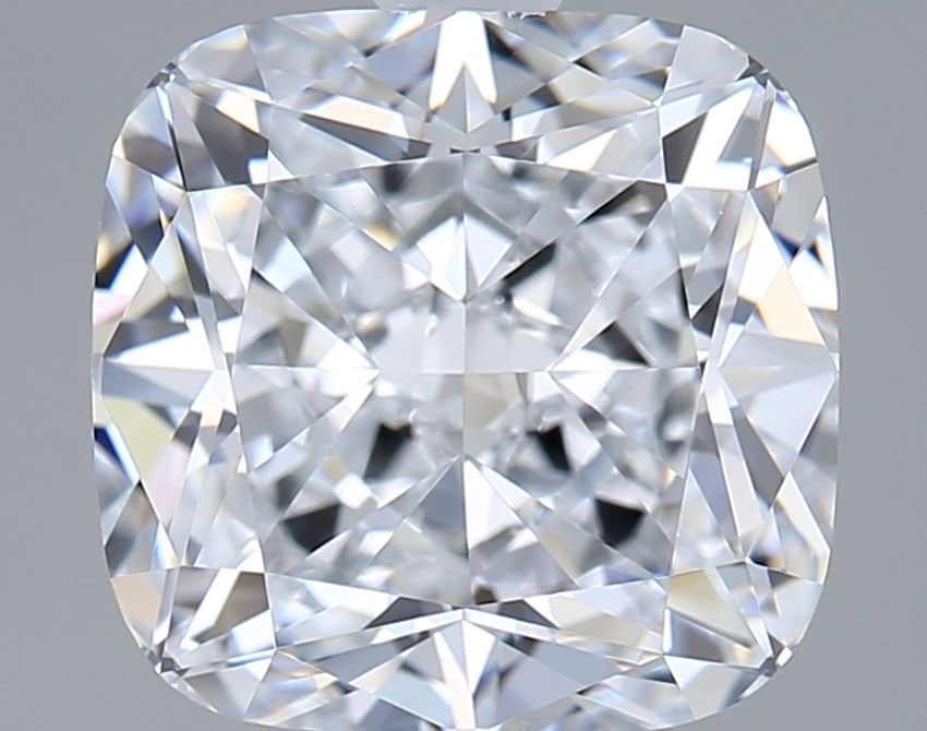 Loose Diamond - CUSHION MODIFIED 2.52ct D VVS2: Loose Diamond - CUSHION MODIFIED 2.52ct D VVS2 Source: This is a real non-mined Diamond that has been grown in a lab Shape: CUSHION MODIFIED Carats: 2.52 Color: D Clarity: VVS2 Certification: IGI Vide