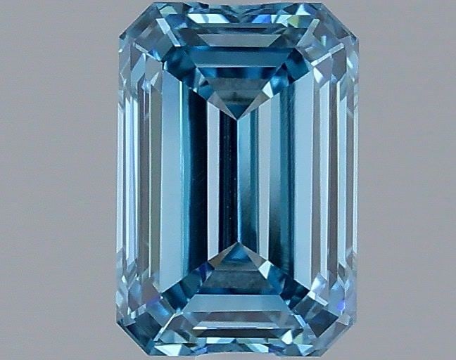 Loose Diamond - EMERALD 1.31ct Fancy Vivid Blue VVS2: Loose Diamond - EMERALD 1.31ct Fancy Vivid Blue VVS2 Source: This is a real non-mined Diamond that has been grown in a lab Shape: EMERALD Carats: 1.31 Color: Fancy Vivid Blue Certification: IGI Video: