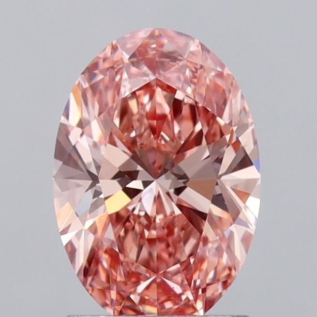 Loose Diamond - OVAL 1.76ct Fancy Intense Pink VS1: Loose Diamond - OVAL 1.76ct Fancy Intense Pink VS1 Source: This is a real non-mined Diamond that has been grown in a lab Shape: OVAL Carats: 1.76 Color: Fancy Intense Pink Certification: IGI Video:
