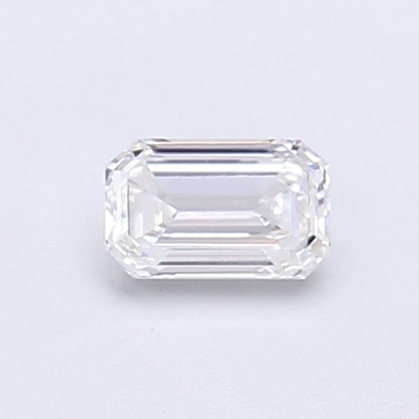 Loose Diamond - EMERALD 0.46ct E VVS2: Loose Diamond - EMERALD 0.46ct E VVS2 Source: This is a real non-mined Diamond that has been grown in a lab Shape: EMERALD Carats: 0.46 Color: E Clarity: VVS2 Certification: IGI Video: