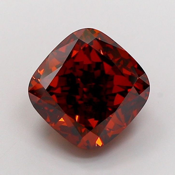 Loose Diamond - CUSHION MODIFIED 7.09ct Fancy Vivid Brownish Orange VVS2: Loose Diamond - CUSHION MODIFIED 7.09ct Fancy Vivid Brownish Orange VVS2 Source: This is a real non-mined Diamond that has been grown in a lab Shape: CUSHION MODIFIED Carats: 7.09 Color: Fancy Vivid B