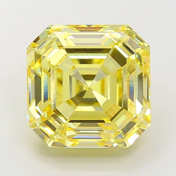 Loose Diamond - ASSCHER 7.1ct Fancy Intense Yellow VS1: Loose Diamond - ASSCHER 7.1ct Fancy Intense Yellow VS1 Source: This is a real non-mined Diamond that has been grown in a lab Shape: ASSCHER Carats: 7.1 Color: Fancy Intense Yellow Certification: IGI V