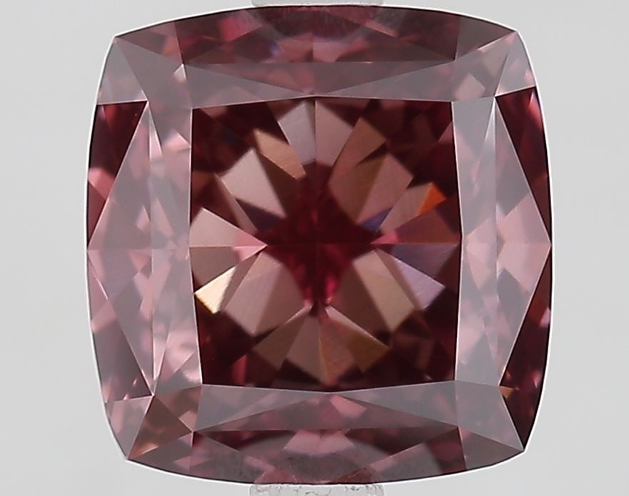 Loose Diamond - CUSHION MODIFIED 3.02ct Fancy Vivid Pink VVS2: Loose Diamond - CUSHION MODIFIED 3.02ct Fancy Vivid Pink VVS2 Source: This is a real non-mined Diamond that has been grown in a lab Shape: CUSHION MODIFIED Carats: 3.02 Color: Fancy Vivid Pink Certifi