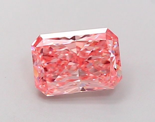 Loose Diamond - RADIANT 1.01ct Fancy Vivid Pink VS1: Loose Diamond - RADIANT 1.01ct Fancy Vivid Pink VS1 Source: This is a real non-mined Diamond that has been grown in a lab Shape: RADIANT Carats: 1.01 Color: Fancy Vivid Pink Certification: IGI Video: