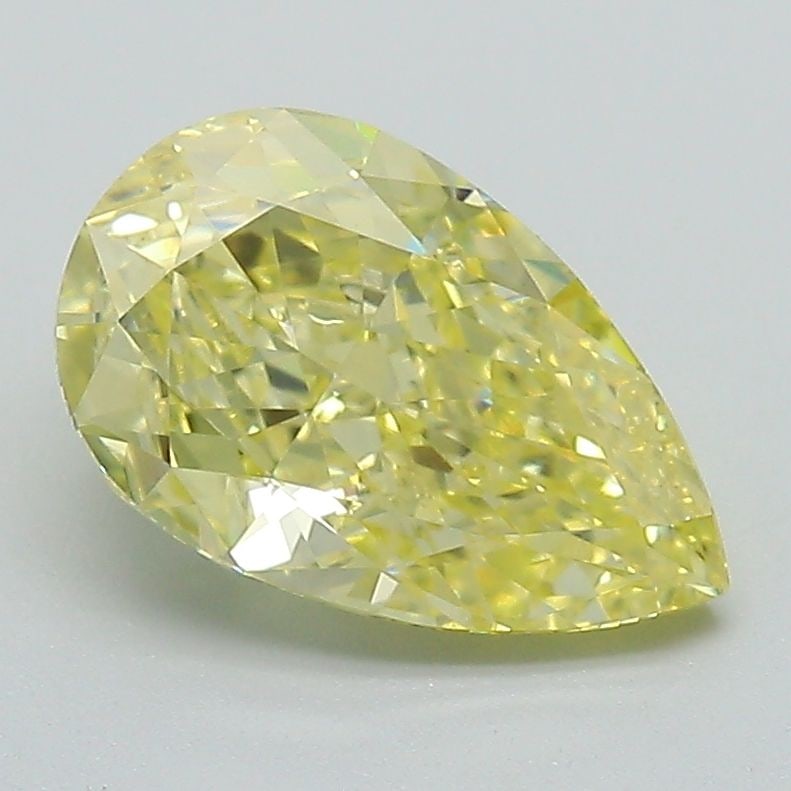 Loose Diamond - PEAR 2.01ct Fancy Intense Yellow VS1: Loose Diamond - PEAR 2.01ct Fancy Intense Yellow VS1 Source: This is a real non-mined Diamond that has been grown in a lab Shape: PEAR Carats: 2.01 Color: Fancy Intense Yellow Certification: IGI Video