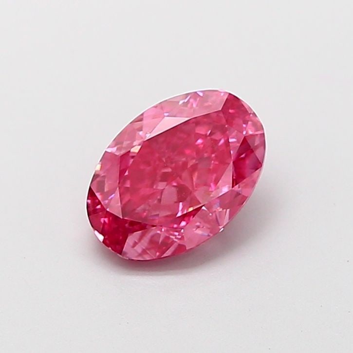 Loose Diamond - OVAL 1.06ct Fancy Vivid Pink VS1: Loose Diamond - OVAL 1.06ct Fancy Vivid Pink VS1 Source: This is a real non-mined Diamond that has been grown in a lab Shape: OVAL Carats: 1.06 Color: Fancy Vivid Pink Certification: NONE Video: