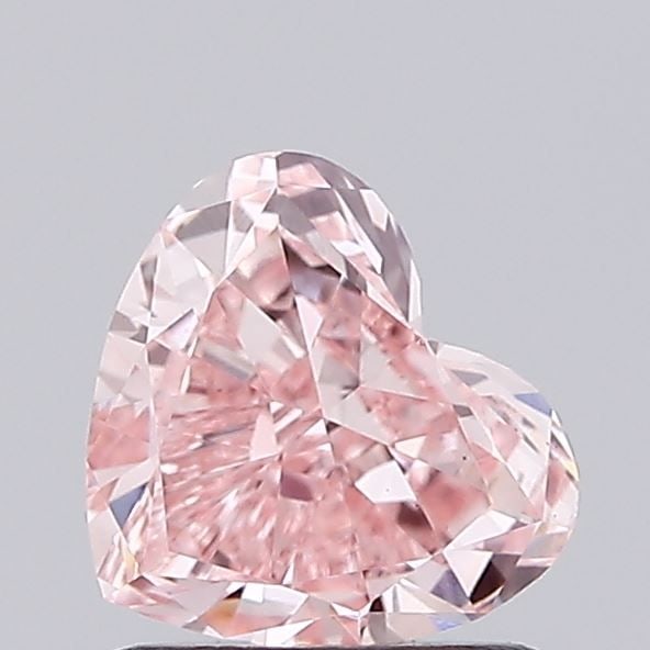 Loose Diamond - HEART 1.08ct Fancy Vivid Pink VS1: Loose Diamond - HEART 1.08ct Fancy Vivid Pink VS1 Source: This is a real non-mined Diamond that has been grown in a lab Shape: HEART Carats: 1.08 Color: Fancy Vivid Pink Certification: IGI Video: