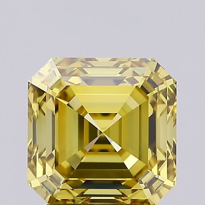 Loose Diamond - ASSCHER 2.06ct Fancy Intense Yellow VVS1: Loose Diamond - ASSCHER 2.06ct Fancy Intense Yellow VVS1 Source: This is a real non-mined Diamond that has been grown in a lab Shape: ASSCHER Carats: 2.06 Color: Fancy Intense Yellow Certification: IG