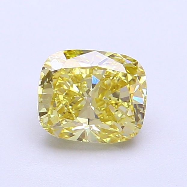 Loose Diamond - CUSHION MODIFIED 1.0ct Fancy Intense Yellow VS1: Loose Diamond - CUSHION MODIFIED 1.0ct Fancy Intense Yellow VS1 Source: This is a real non-mined Diamond that has been grown in a lab Shape: CUSHION MODIFIED Carats: 1.0 Color: Fancy Intense Yellow Ce