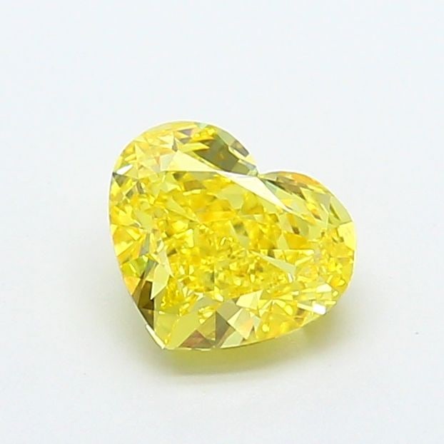 Loose Diamond - HEART 1.16ct Fancy Vivid Yellow VVS2: Loose Diamond - HEART 1.16ct Fancy Vivid Yellow VVS2 Source: This is a real non-mined Diamond that has been grown in a lab Shape: HEART Carats: 1.16 Color: Fancy Vivid Yellow Certification: NONE Video