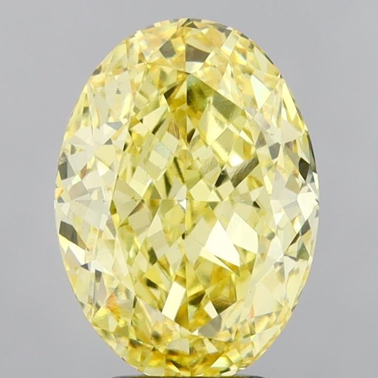 Loose Diamond - OVAL 5.02ct Fancy Yellow VS1: Loose Diamond - OVAL 5.02ct Fancy Yellow VS1 Source: This is a real non-mined Diamond that has been grown in a lab Shape: OVAL Carats: 5.02 Color: Fancy Yellow Certification: IGI Video: