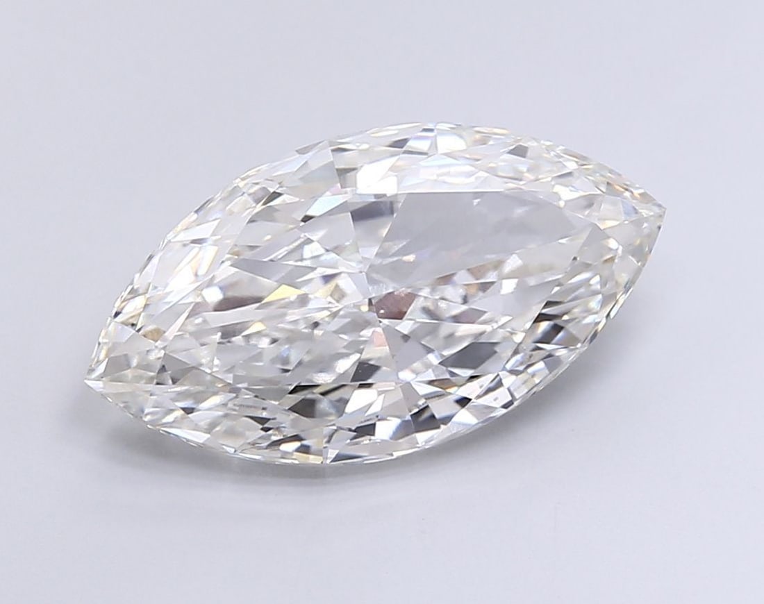 Loose Diamond - MARQUISE 10.02ct G VVS2: Loose Diamond - MARQUISE 10.02ct G VVS2 Source: This is a real non-mined Diamond that has been grown in a lab Shape: MARQUISE Carats: 10.02 Color: G Clarity: VVS2 Certification: IGI Video: