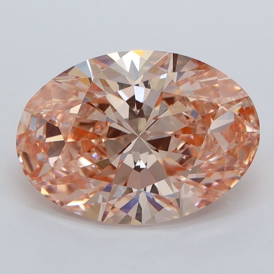 Loose Diamond - OVAL 3.0ct Fancy Vivid Pink VVS2: Loose Diamond - OVAL 3.0ct Fancy Vivid Pink VVS2 Source: This is a real non-mined Diamond that has been grown in a lab Shape: OVAL Carats: 3.0 Color: Fancy Vivid Pink Certification: IGI Video: