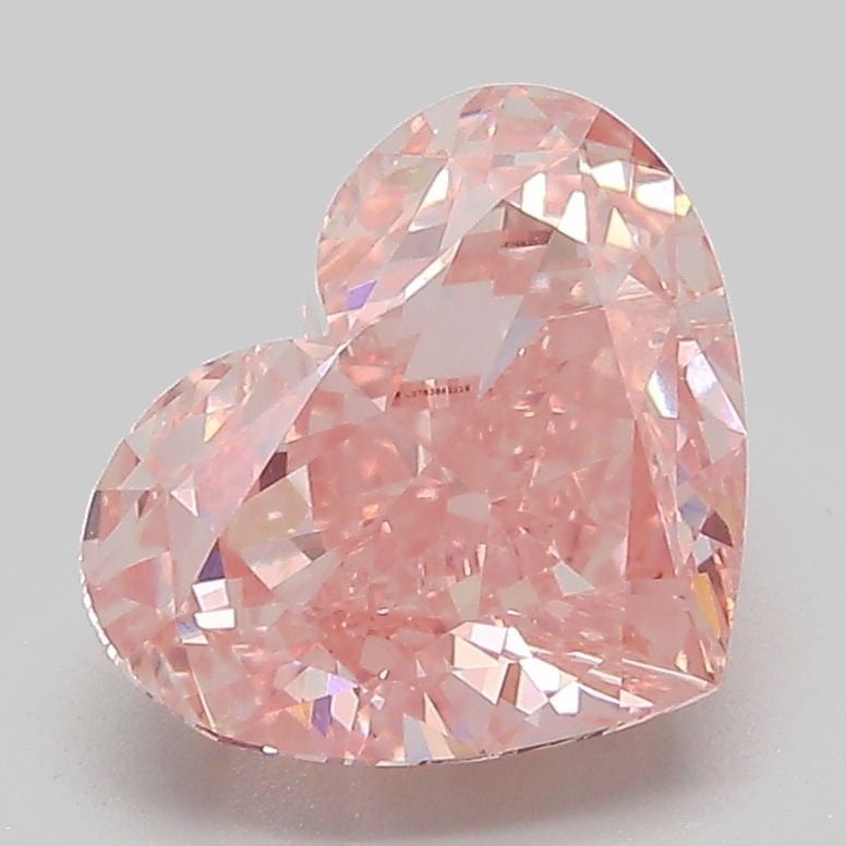 Loose Diamond - HEART 3.03ct Fancy Vivid Pink VVS2: Loose Diamond - HEART 3.03ct Fancy Vivid Pink VVS2 Source: This is a real non-mined Diamond that has been grown in a lab Shape: HEART Carats: 3.03 Color: Fancy Vivid Pink Certification: IGI Video:
