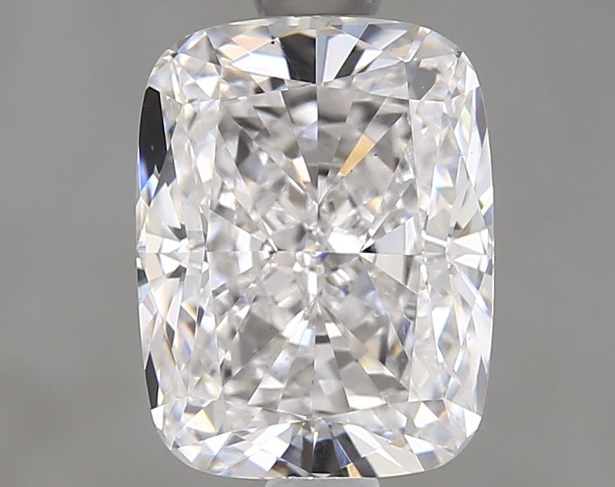 Loose Diamond - CUSHION MODIFIED 2.01ct D VS1: Loose Diamond - CUSHION MODIFIED 2.01ct D VS1 Source: This is a real non-mined Diamond that has been grown in a lab Shape: CUSHION MODIFIED Carats: 2.01 Color: D Clarity: VS1 Certification: IGI Video: