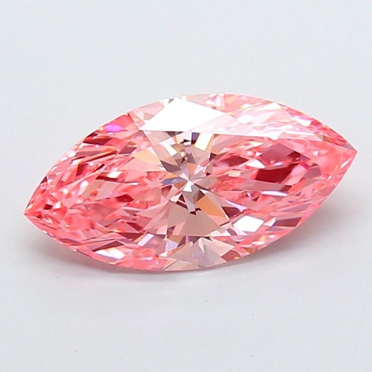 Loose Diamond - MARQUISE 2.0ct Fancy Vivid Pink VVS2: Loose Diamond - MARQUISE 2.0ct Fancy Vivid Pink VVS2 Source: This is a real non-mined Diamond that has been grown in a lab Shape: MARQUISE Carats: 2.0 Color: Fancy Vivid Pink Certification: IGI Video: