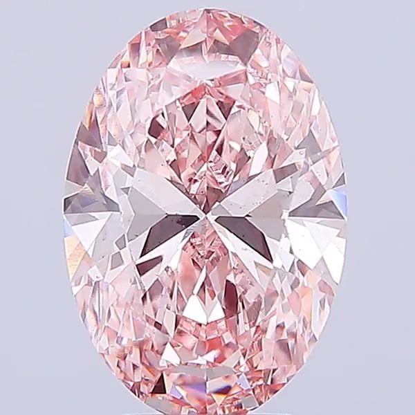 Loose Diamond - OVAL 5.32ct Fancy Vivid Pink VS2: Loose Diamond - OVAL 5.32ct Fancy Vivid Pink VS2 Source: This is a real non-mined Diamond that has been grown in a lab Shape: OVAL Carats: 5.32 Color: Fancy Vivid Pink Certification: IGI Video: