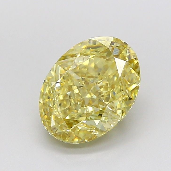 Loose Diamond - OVAL 2.05ct Fancy Intense Yellow VS1: Loose Diamond - OVAL 2.05ct Fancy Intense Yellow VS1 Source: This is a real non-mined Diamond that has been grown in a lab Shape: OVAL Carats: 2.05 Color: Fancy Intense Yellow Certification: IGI Video