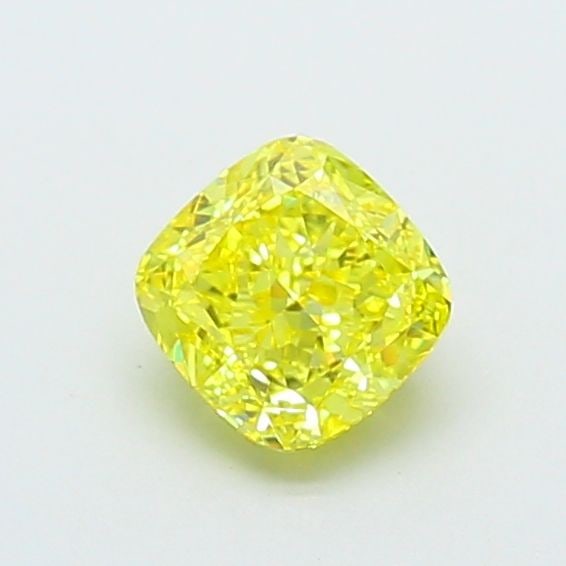 Loose Diamond - CUSHION MODIFIED 1.1ct Fancy Intense Yellow VVS2: Loose Diamond - CUSHION MODIFIED 1.1ct Fancy Intense Yellow VVS2 Source: This is a real non-mined Diamond that has been grown in a lab Shape: CUSHION MODIFIED Carats: 1.1 Color: Fancy Intense Yellow C