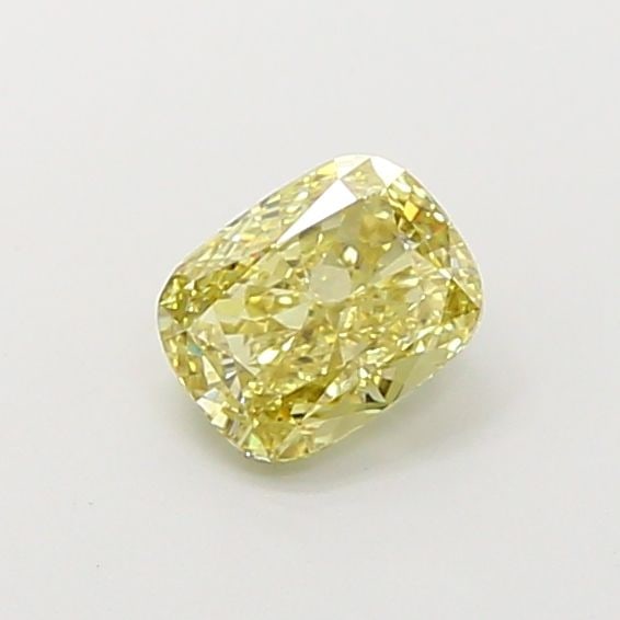 Loose Diamond - CUSHION MODIFIED 1.01ct Fancy Yellow VS2: Loose Diamond - CUSHION MODIFIED 1.01ct Fancy Yellow VS2 Source: This is a real non-mined Diamond that has been grown in a lab Shape: CUSHION MODIFIED Carats: 1.01 Color: Fancy Yellow Certification: I