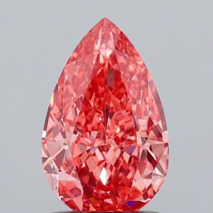 Loose Diamond - PEAR 1.17ct Fancy Vivid Pink VS1: Loose Diamond - PEAR 1.17ct Fancy Vivid Pink VS1 Source: This is a real non-mined Diamond that has been grown in a lab Shape: PEAR Carats: 1.17 Color: Fancy Vivid Pink Certification: IGI Video: