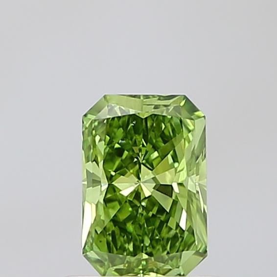 Loose Diamond - RADIANT 0.79ct Fancy Vivid Green VS2: Loose Diamond - RADIANT 0.79ct Fancy Vivid Green VS2 Source: This is a real non-mined Diamond that has been grown in a lab Shape: RADIANT Carats: 0.79 Color: Fancy Vivid Green Certification: IGI Video
