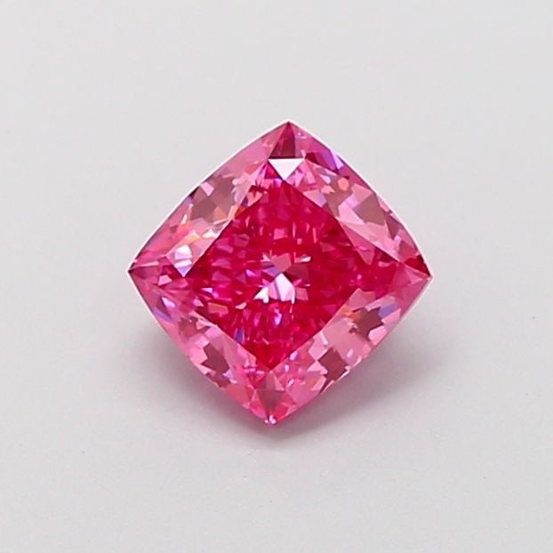 Loose Diamond - CUSHION MODIFIED 1.36ct Fancy Vivid Pink VVS2: Loose Diamond - CUSHION MODIFIED 1.36ct Fancy Vivid Pink VVS2 Source: This is a real non-mined Diamond that has been grown in a lab Shape: CUSHION MODIFIED Carats: 1.36 Color: Fancy Vivid Pink Certifi